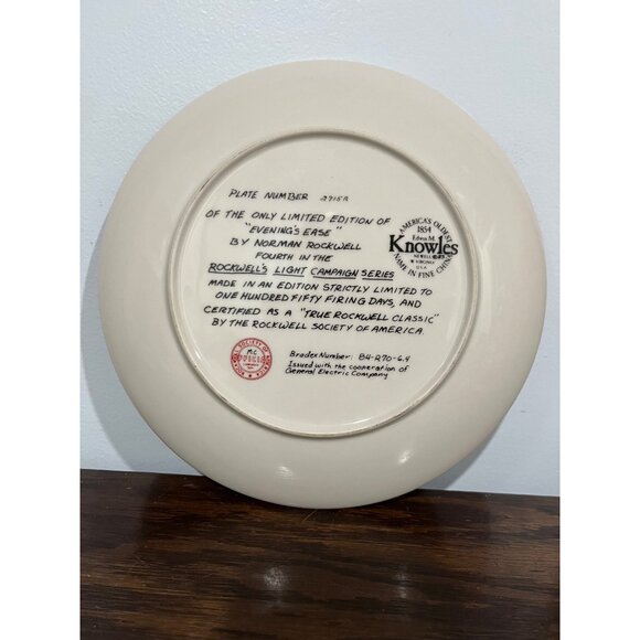 Lot of 5 Norman Rockwell Knowles Collector Plates Limited Editions - Picture 2 of 10